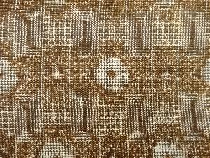 アンティーク　抽象模様織り出し本場泥大島紬着物